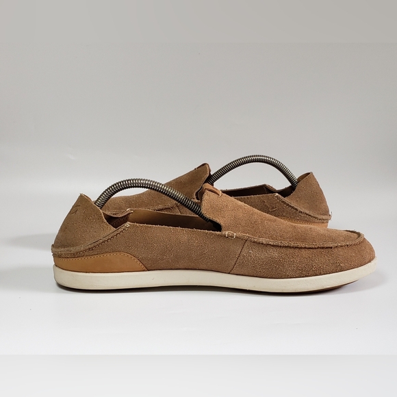 Olukai Nalukai Kala Men\'s Slip On Tan Suede Shoe Size 12 main image 13